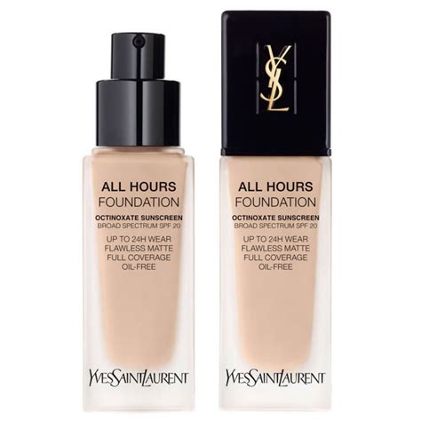 ysl all hours full coverage foundation review|ysl all hours foundation sample.